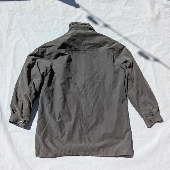 Vintage Mens Green Weatherman Jacket with  Zip Out Layer - Size 40 - Picture 9 of 11